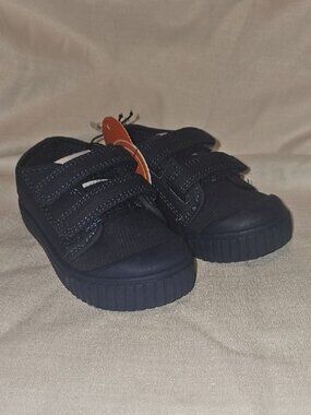 Wonder Nation Toddler Boys Size 7, Two Strap Bump Toe Sneakers Navy New